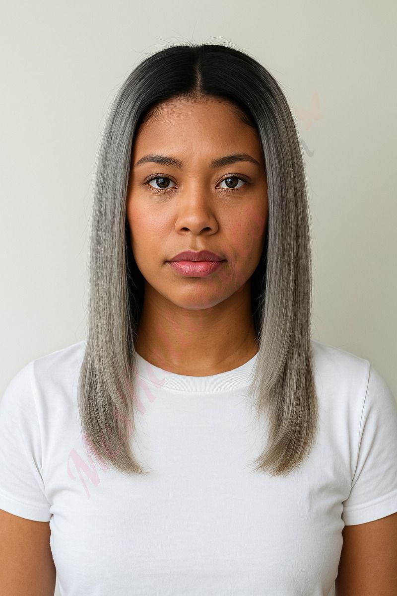 Perruque Courte 100% Cheveux Naturels Noirs - Bonnet Moyen - Neuf Avec étiquettes