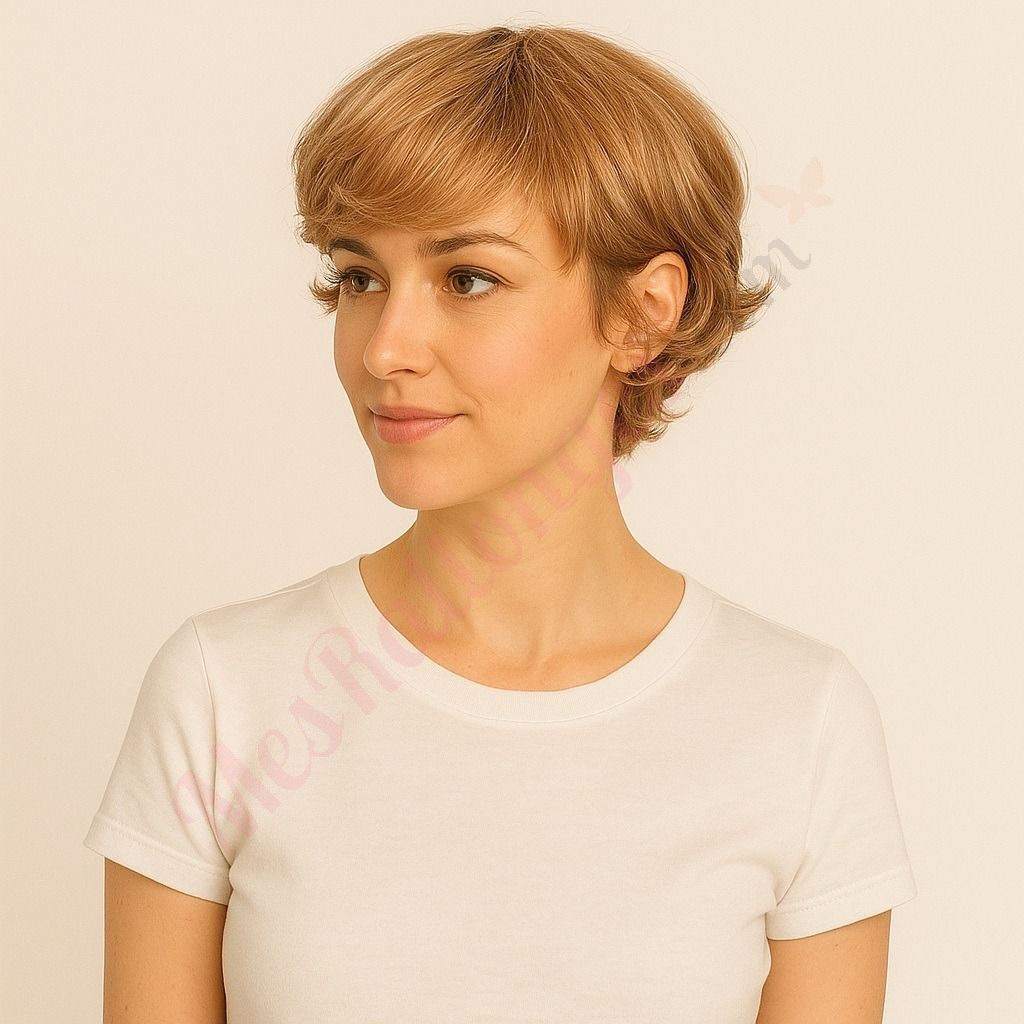 Perruques Femme Cuivré Synthétique ou Naturelle