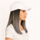 Gris Ombré Perruque en Casquette - Cheveux Humains Naturels [VENTE FINALE]