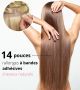 14 Pouces Bandes Adhésives Cheveux Naturels