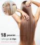 18 Pouces À Clips Cheveux Naturels