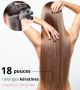 18 Pouces Kératines Cheveux Remy