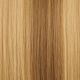 14 pouces Rallonges À Clips Cheveux Naturels Remy Ondulés Blond Clair avec Brun Moyen Mélangé #P8 10B 85g