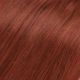 22 pouces Rallonges À Clips Épais Cheveux Naturels Remy Ondulés Auburn Foncé #33 155g