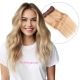 Blond Miel Balayage #4t12/613 Fil Invisible Cheveux Naturels