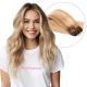 Blond Miel Balayage #4t12/613 Cousues Cheveux Naturels