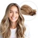 Brun Noisette Balayage #6t6/18 Cousues Cheveux Naturels