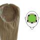 Blond Cendré #22 Volumateur (Topper) Perte De Cheveux Couverture Complète  (Dimensions: 6.5 pouces x 6.5 pouces) Cheveux Remy Hair