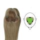Blond Cendré #22  Volumateur (Topper) Perte De Cheveux Sur La Séparation De Cheveux Large Couverture (Dimensions: 3 pouces - 5.75 pouces x 5 pouces) Cheveux Remy Hair