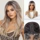BL66134-1 Blond Cendré avec des Reflets Argentés et Platine Racines plus Fonçées Perruque Synthétique Styles Tendance [VENTE FINALE]
