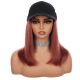 Auburn Foncé #33 Perruque en Casquette - Cheveux Humains Naturels [VENTE FINALE]