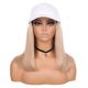 Blond Cendré Perruque en Casquette - Cheveux Humains Naturels [VENTE FINALE]