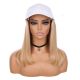 Brun Miel & Blond Cendré Foncé #12/24 Perruque en Casquette - Cheveux Humains Naturels [VENTE FINALE]