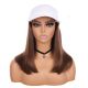 Brun #4 Perruque en Casquette - Cheveux Humains Naturels [VENTE FINALE]