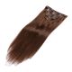 22 pouces Rallonges À Clips Brun #4 Premium Remy Cheveux Naturels Très Épais 240g