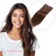 Brun #4 À Clips Cheveux Naturels