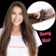 Brun #4 Micro-Billes Cheveux Remy