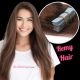 Brun #4  Bandes Adhésives Cheveux Remy