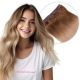 Blond Ombré Bandes Volumatrices À Clips - Cheveux Humains Naturels