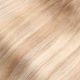 14 pouces Rallonges À Clips Cheveux Naturels Remy Ondulés Blond Foncé Balayage 85g