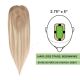 Blond Foncé Balayage Volumateur (Topper) Perte De Cheveux Sur La Séparation De Cheveux (Dimensions: 2.75 pouces x 5 pouces) Cheveux Remy Hair