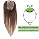 Brun Foncé & Blond Balayage Volumateur (Topper) Perte De Cheveux Sur La Couronne (Dimensions: 5 pouces x 4 pouces) Cheveux Remy Hair