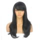 DM1810770-v4 Noir Perruque Longue Cheveux Synthétiques avec Toupet  [VENTE FINALE]