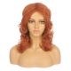 DM1810948-v4 Roux Auburn Perruque Courte Cheveux Synthétiques avec Toupet  [VENTE FINALE]