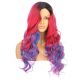 DM2031105-v4 Ombré Rouge et Bleu Perruque Longue Cheveux Synthétiques  [VENTE FINALE]