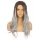 DM2031288-v4 Ombré Gris Perruque Longue Cheveux Synthétiques [VENTE FINALE]