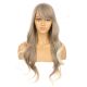 DM2031307-v4 Blond Foncé Cendré Perruque Longue Cheveux Synthétiques avec Toupet  [VENTE FINALE]