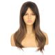 DM2031342-v4 Ombré Brun Doux Perruque Longue Cheveux Synthétiques avec Toupet  [VENTE FINALE]
