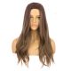 DM2031344-v4 Ombré Brun Cendré Perruque Longue Cheveux Synthétiques [VENTE FINALE]