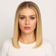 Ella - Perruque Courte 14 Pouces Cheveux Humains Naturels Remy Hair Blonde Ombrée