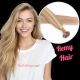 Brun Miel & Blond Cendré #12/24 Kératines Cheveux Remy