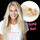 Blond Platinum Kératines Cheveux Remy