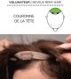 Volumateur (Topper) Perte De Cheveux Sur La Couronne (Dimensions: 5 pouces x 4 pouces) Cheveux Remy Hair
