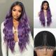 HC11059-5 Violet Vibrant avec des Racines Fonçées Perruque Synthétique Bouclée Styles Tendance [VENTE FINALE]