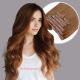 Brun Miel #12 À Clips Cheveux Synthétiques [VENTE FINALE]