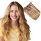 Brun Miel & Blond Cendré #12/24 À Clips Cheveux Naturels