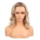 Penelope - Perruque Courte 14 Pouces Cheveux Humains Naturels Remy Hair Blonde Ombrée
