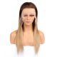 Ava - Perruque Longue 18 Pouces Cheveux Humains Naturels Remy Hair Blonde Ombrée