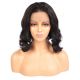 Mia - Perruque Courte 14 Pouces Cheveux Humains Naturels Remy Hair #1b Noir Naturel 