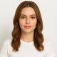 Layla #2  - Perruque Courte 14 Pouces Cheveux Humains Naturels Remy Hair Brunette 