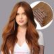 Brun Pâle #8 À Clips Cheveux Synthétiques  [VENTE FINALE]