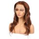 Victoria - Perruque Longue 18 Pouces Cheveux Humains Naturels Remy Hair Brunette