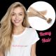 Brun Miel & Blond Cendré #12/24 Micro-Billes Cheveux Remy