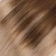 18 pouces Rallonges À Clips Cheveux Naturels Remy Ondulés Ombré Blond 100g