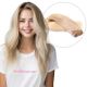 Blond Cendré Ombré Cousues Cheveux Naturels