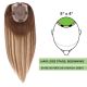 Balayage Ombré Volumateur (Topper) Perte De Cheveux Sur La Couronne (Dimensions: 5 pouces x 4 pouces) Cheveux Remy Hair